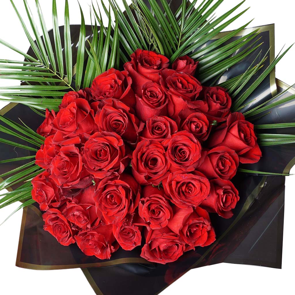 Grande Fleur (30'lu Kırmızı Güller Buketi)