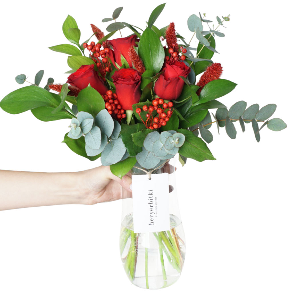 Valentine Bouquet (Kırmızı Güller Buketi)